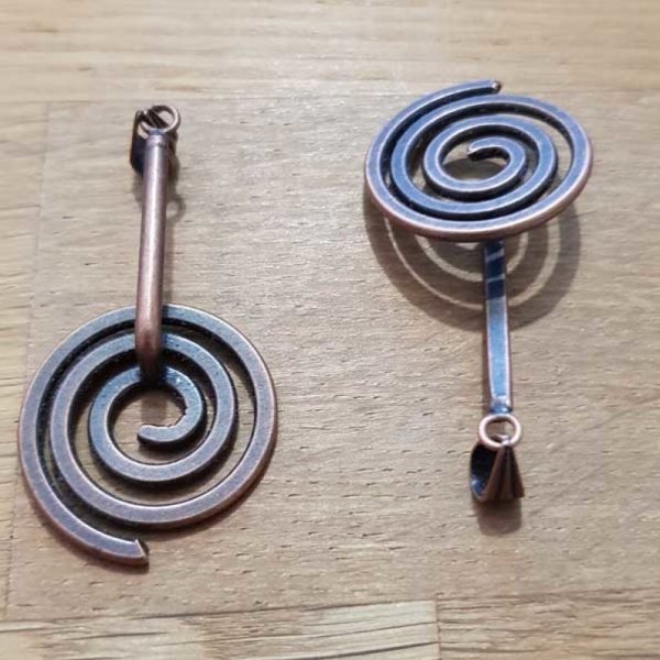 Suporte em espiral GM Cobre