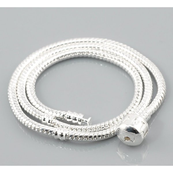 Colar 44cm Prata N&deg;01