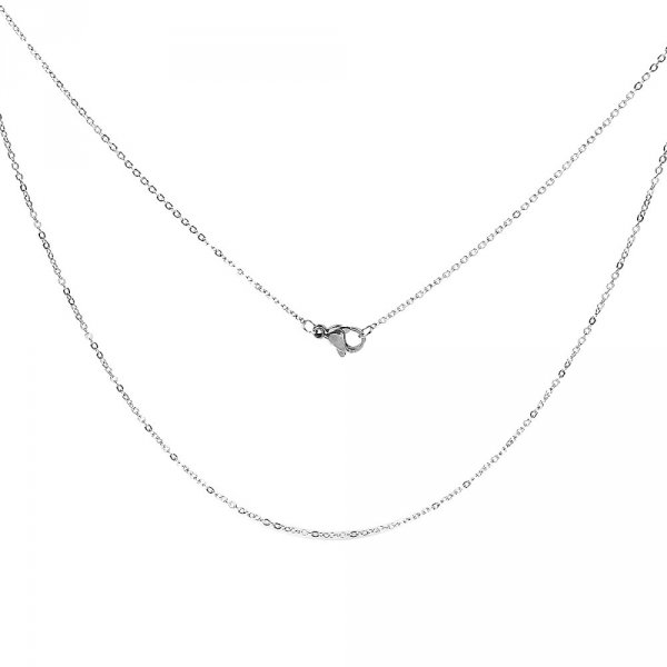 Coleira N&deg;06-00 em a&ccedil;o inoxid&aacute;vel, 46 cm de comprimento