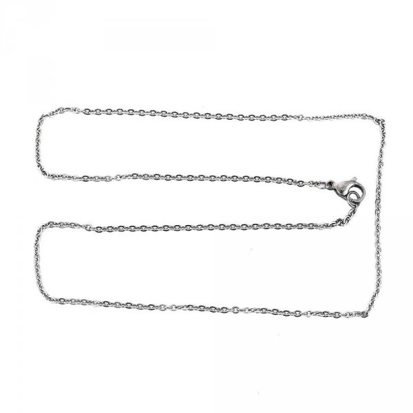 Coleira N&deg;06-01 em a&ccedil;o inoxid&aacute;vel, 45,5 cm