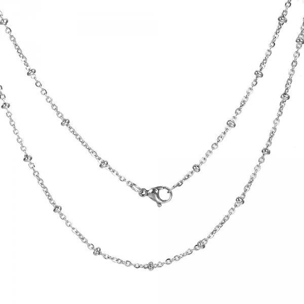 Coleira N&deg;06-02 em a&ccedil;o inoxid&aacute;vel, 50 cm de comprimento