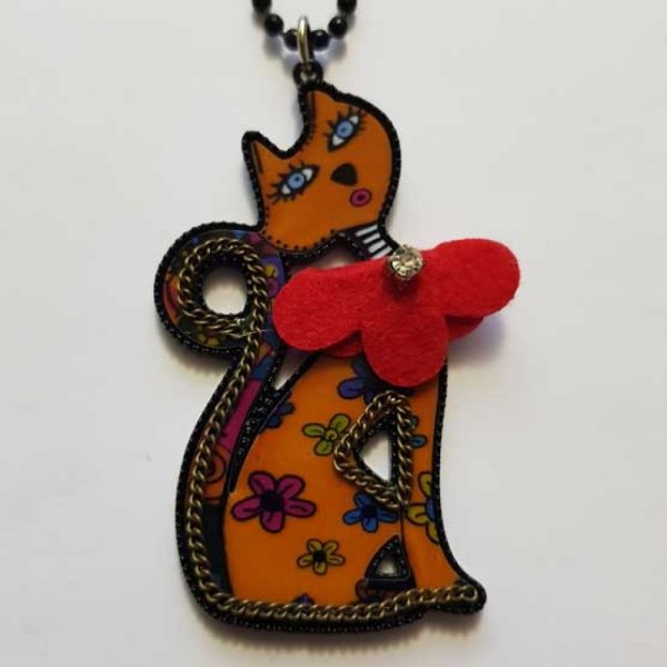 Collier chat N&deg;01