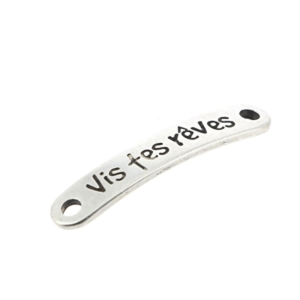 03 mm Conector de Zamak N°02 Prata