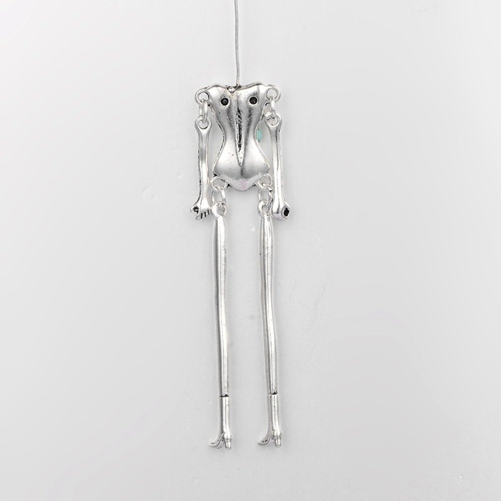 Corpo de boneca em metal prateado 12,5 cm