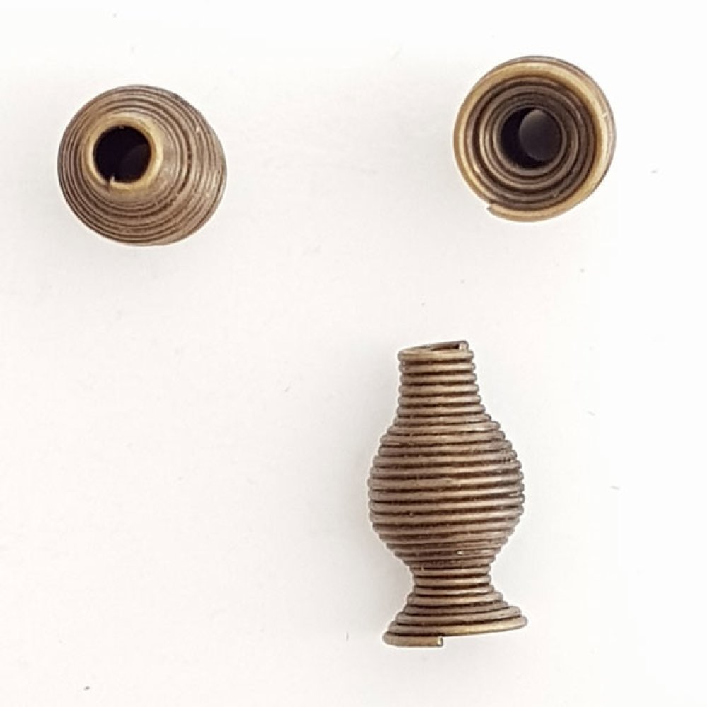 Copo cónico em espiral N°10 Bronze.