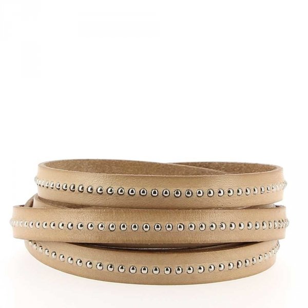 Areia de bola de couro de 10 mm com corrente de bola sem n&iacute;quel por 20 cm