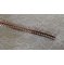 Espelho de couro Antic 06 mm Swarovski Strass por 20 cm