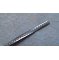 Couro Espelho de prata 06 mm Strass Swarovski por 20 cm