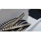 Espelho de bronze em couro 06 mm Strass Swarovski por 20 cm