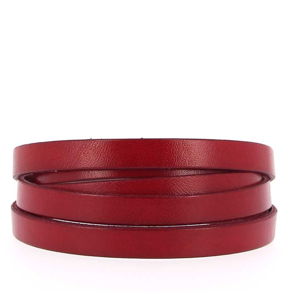 Couro de bezerro plano 10 mm liso por 20 cm