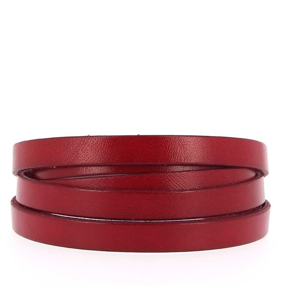 Couro de bezerro plano 10 mm liso por 20 cm