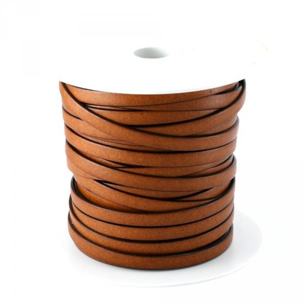 Couro reconstitu&iacute;do Laranja 10 mm por 1 metro