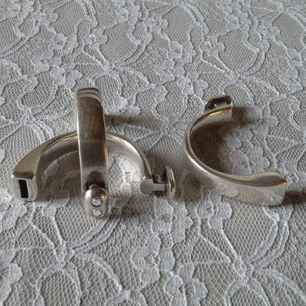 Meia Pulseira em Zamak 10 mm x 2,5 mm