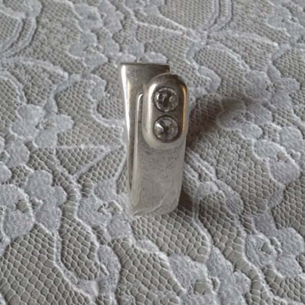 Meia Pulseira em Zamak 10 mm x 05 mm