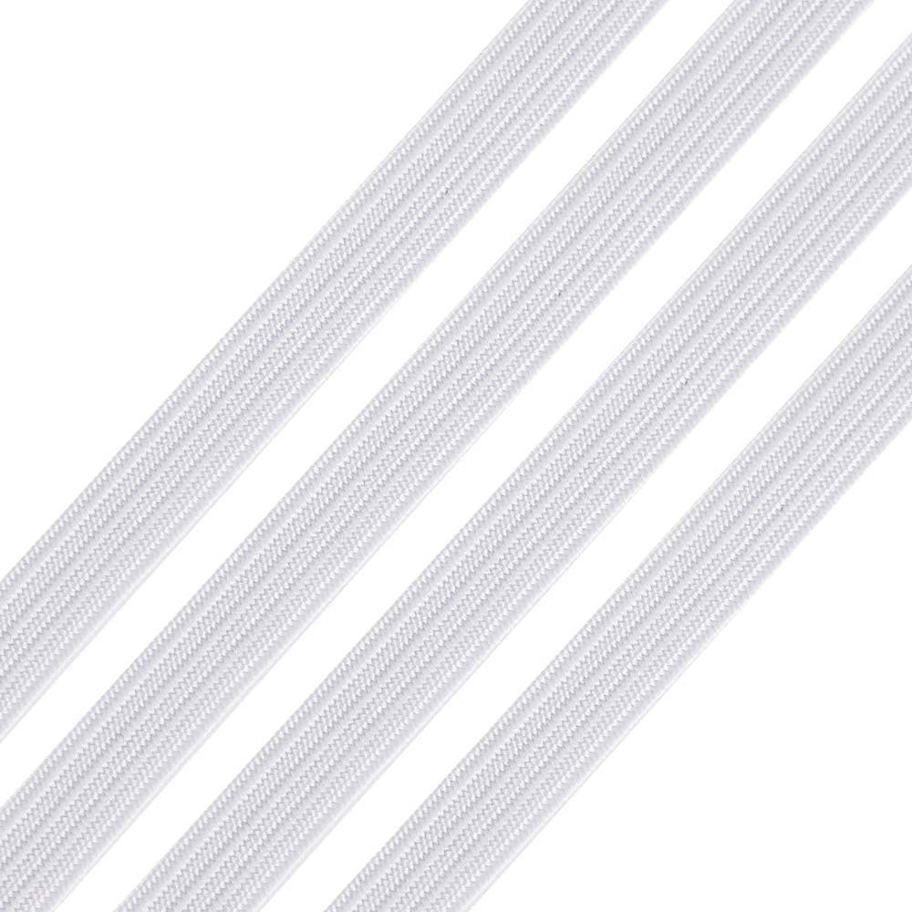Máscara plana elástica 5 mm BRANCO N°02 a 10 cm