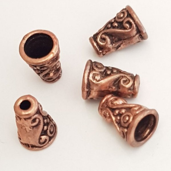 Copo da tampa da extremidade N&deg;10 Cobre