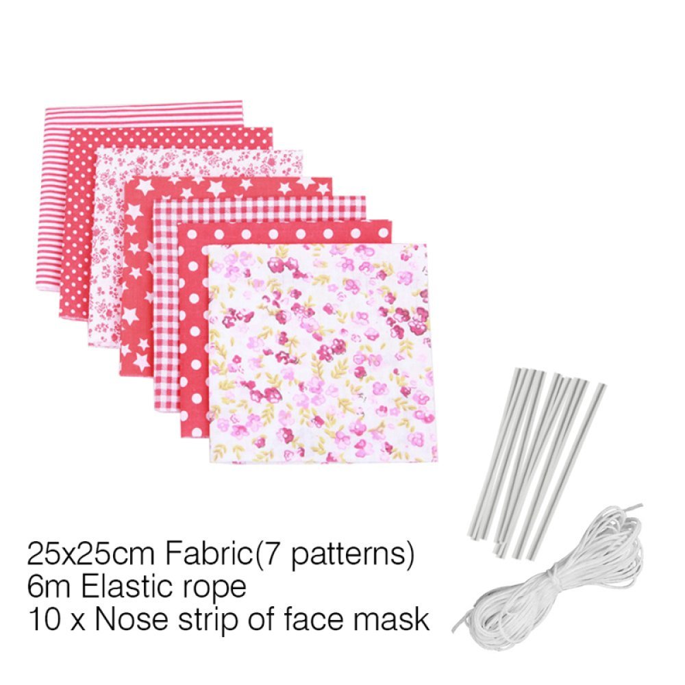 Kit de material para máscaras Vermelho