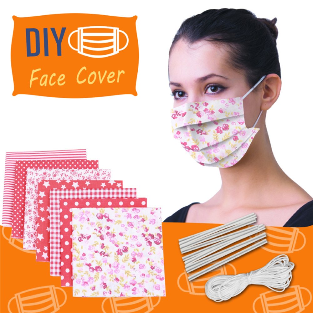 Kit de material para máscaras Vermelho