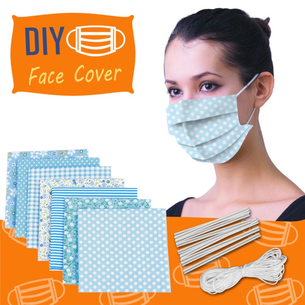 Conjunto de material de máscara Azul