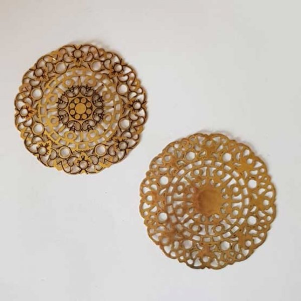 Estampe N&deg;23 Rond 46 mm Dor&eacute;