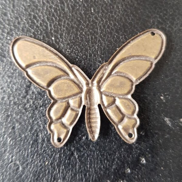 Carimbo de filigrana de borboleta em bronze N&deg;07