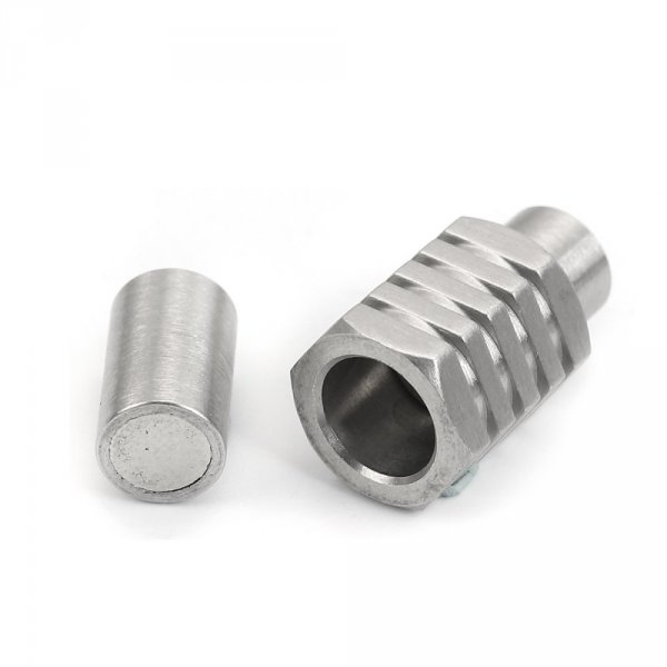 Fecho magn&eacute;tico em a&ccedil;o inoxid&aacute;vel 05 mm Prata N&deg;01