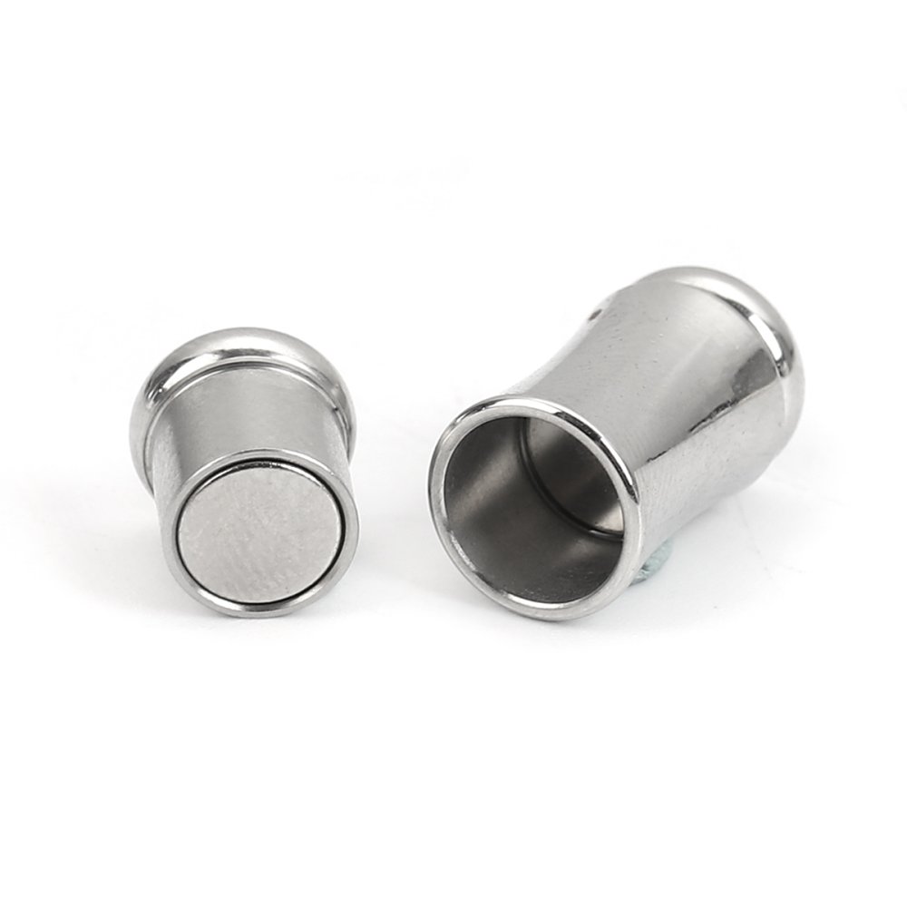 Fecho magnético Aço inoxidável 06 mm Prata N°04