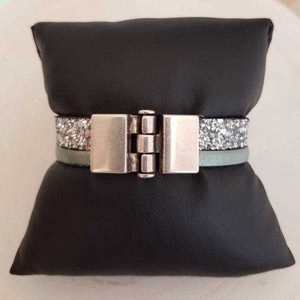 Fecho de gancho Zamak para couro 13 mm