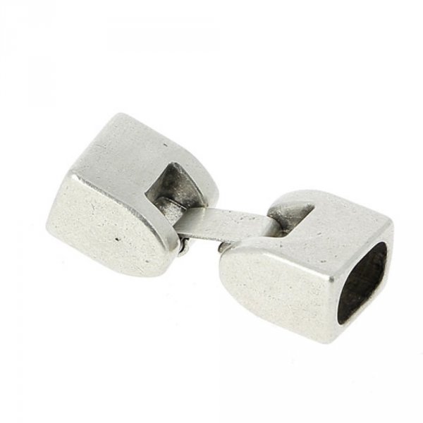 Fecho de gancho Zamak para couro 10 mm R&eacute;galiz
