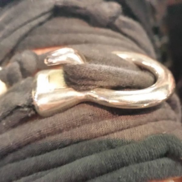 Fecho de gancho Zamak para couro Redondo 05 mm