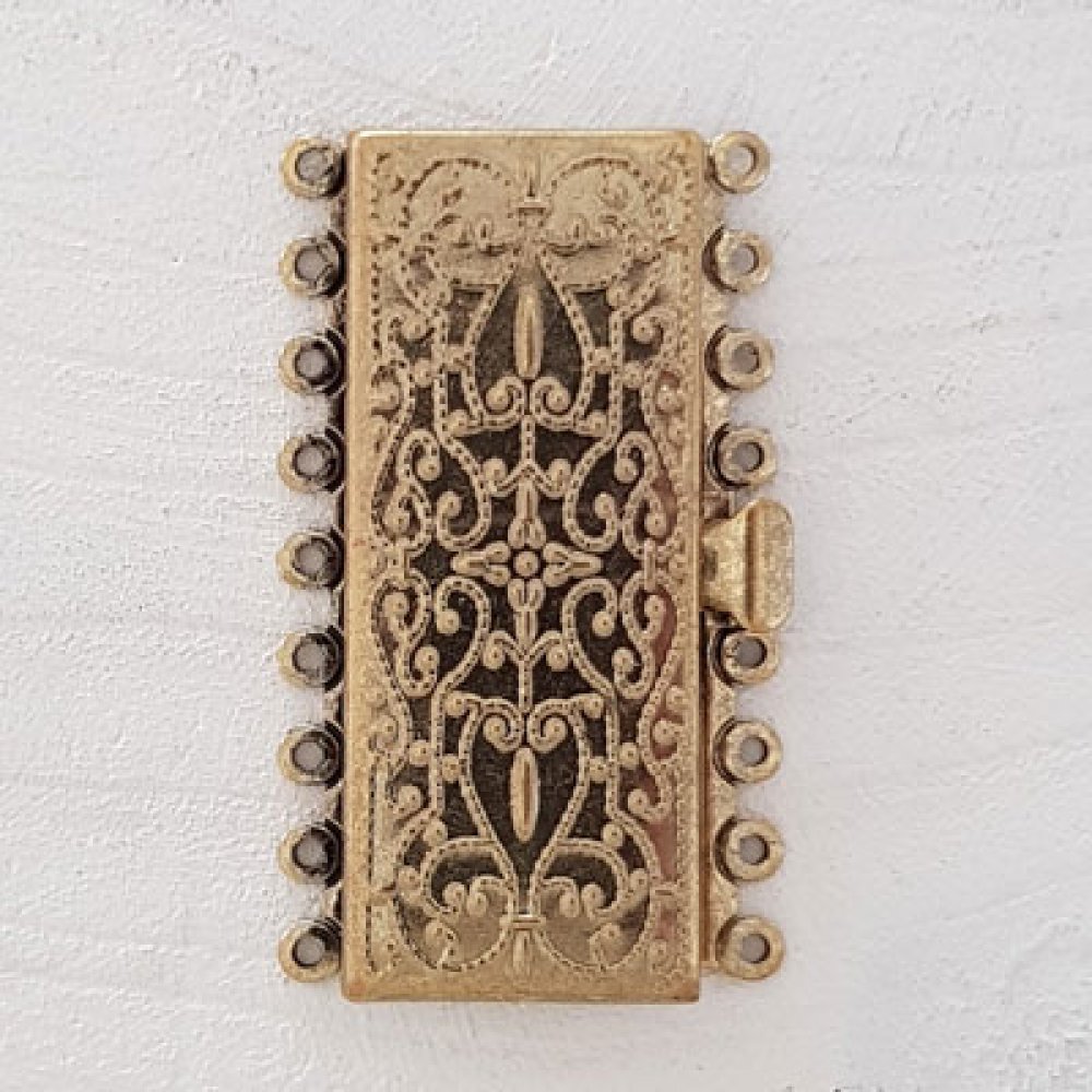 Fecho rectangular Multi-Ranks Bronze.