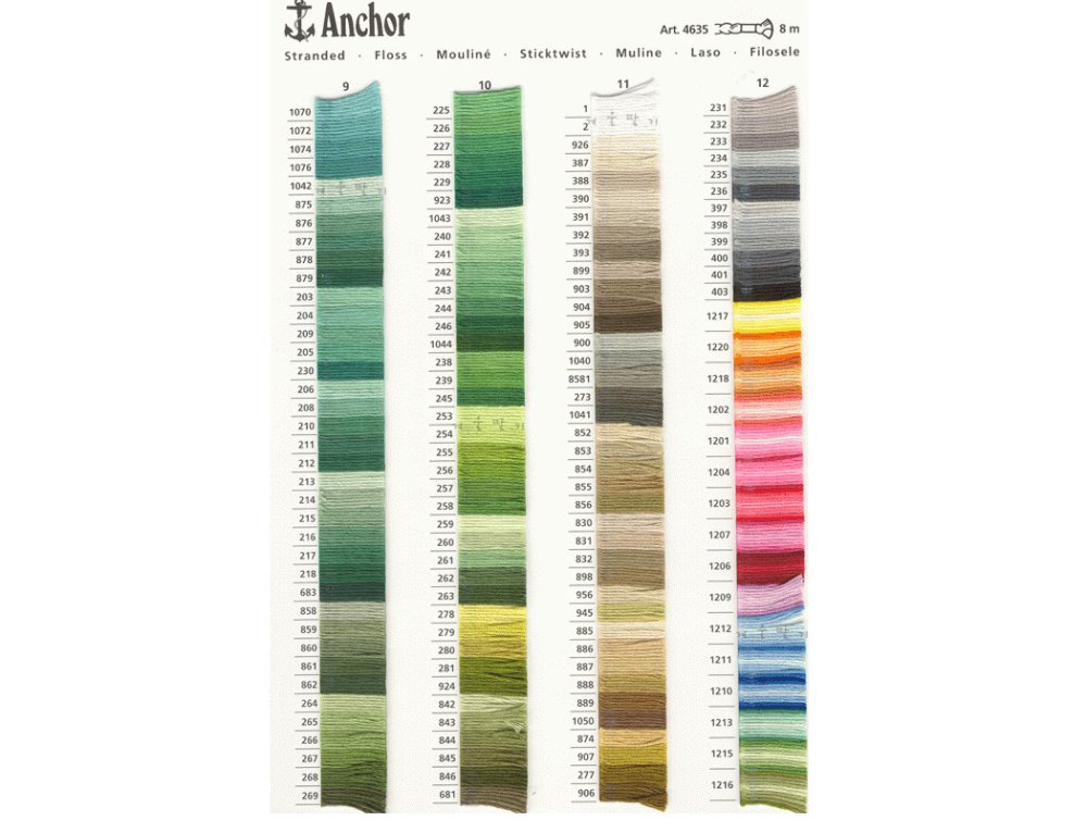 Linha de bordar Anchor cor 0877
