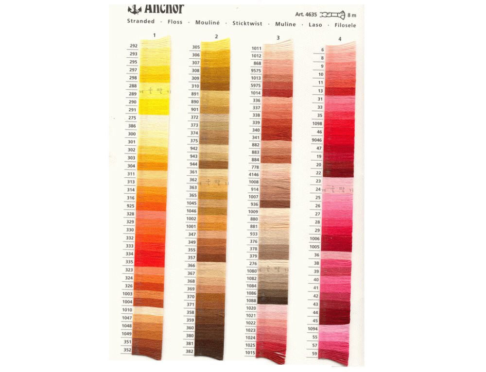 Linha de bordar Anchor cor 0891