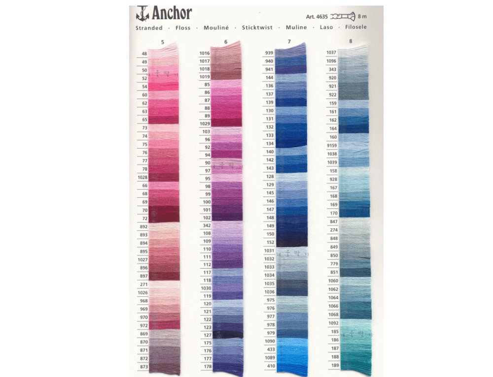 Linha de bordar Anchor cor 1026