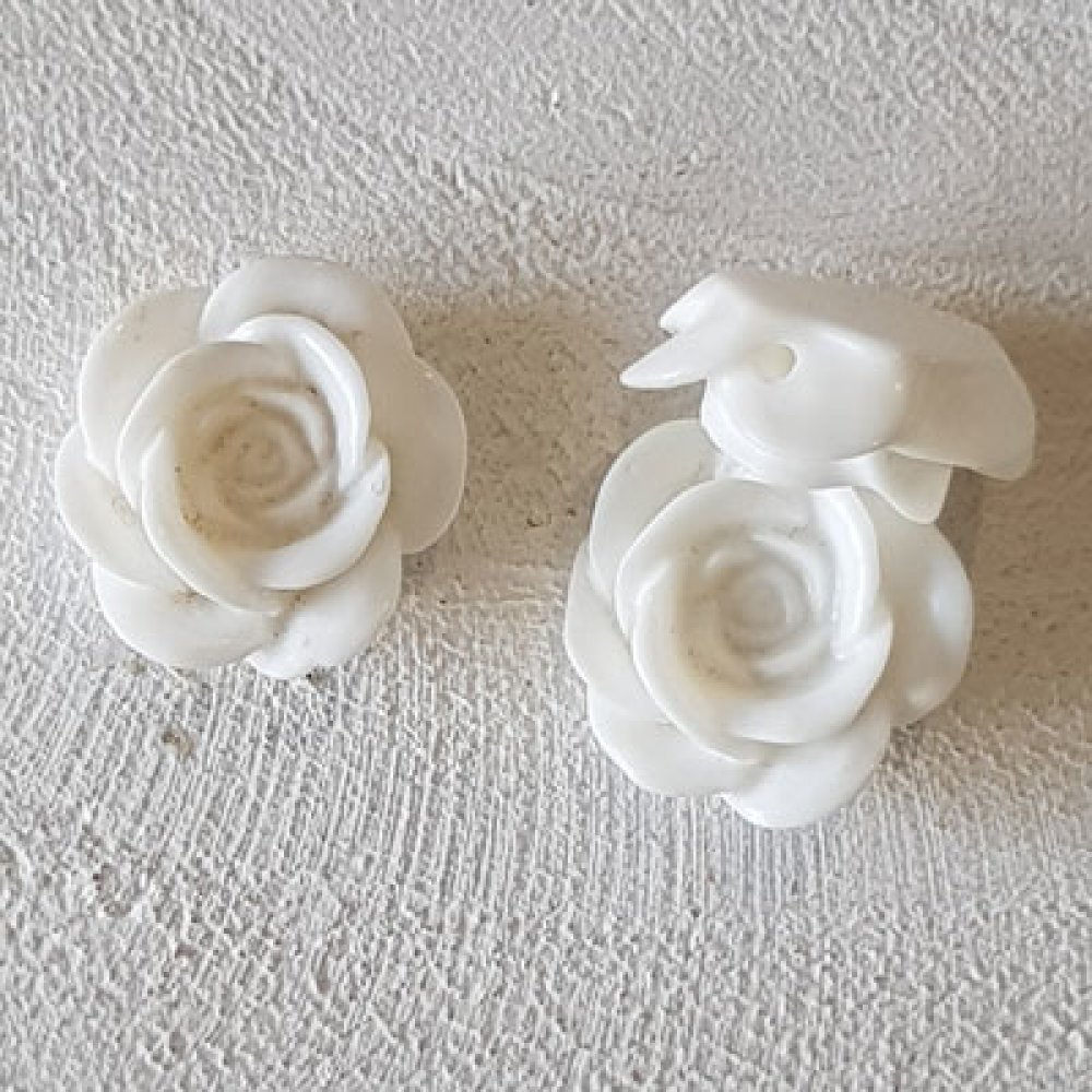 Flor sintética 17 mm N°04-03 Branco