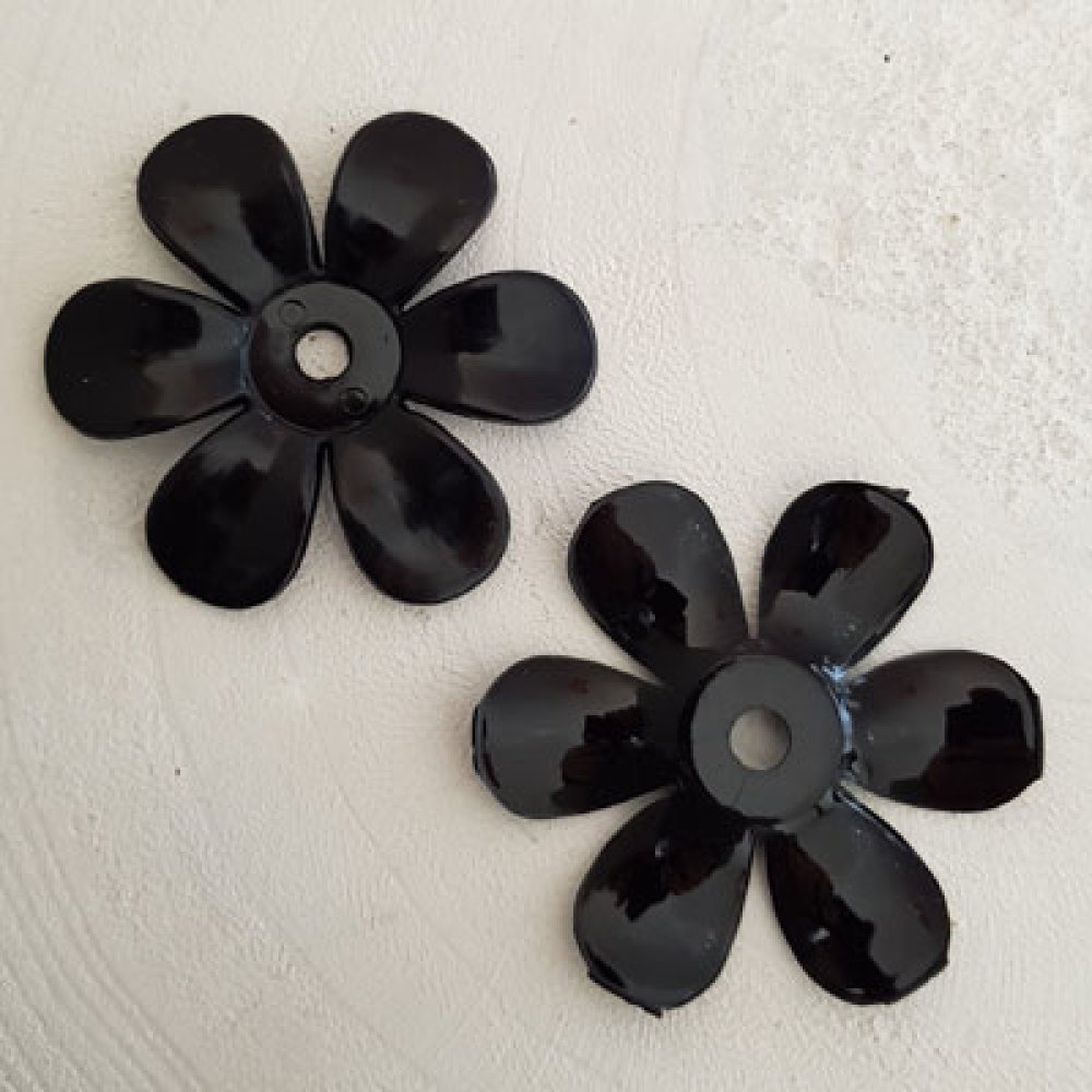 Flor sintética N°01 Preto
