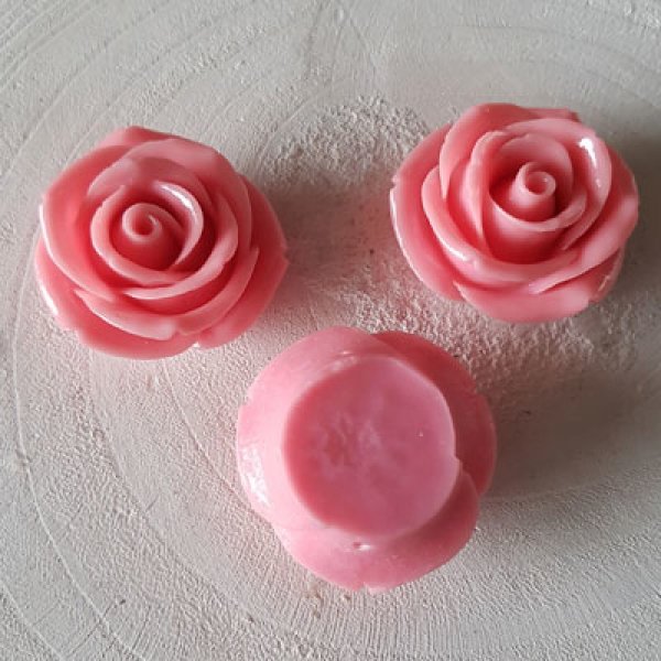 Flor sint&eacute;tica N&deg;03-01 cor-de-rosa