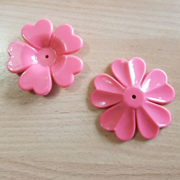 Flor sint&eacute;tica N&deg;01-01 Rosa escuro