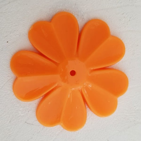 Flor sint&eacute;tica N&deg;01-01 cor-de-laranja