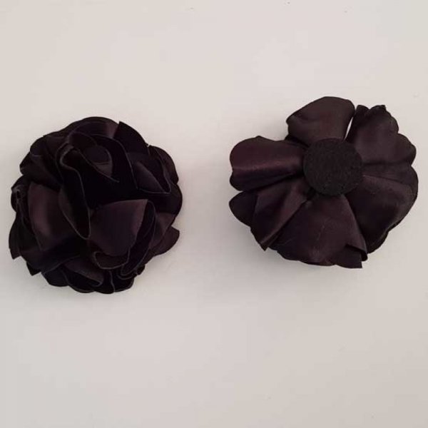 Fleur Tissus Uni 6 p&eacute;tales N&deg;01-02