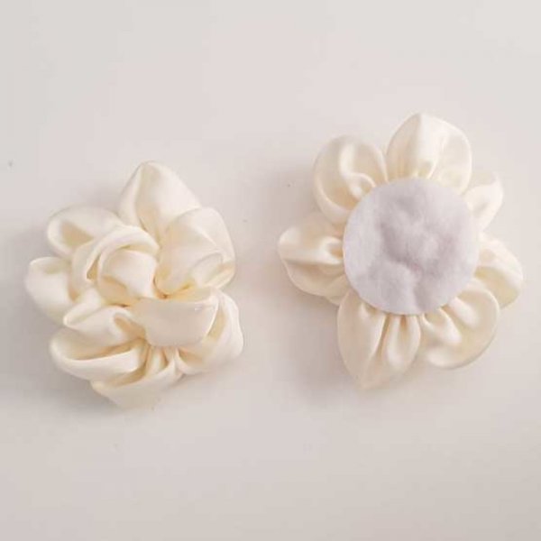 Fleur Tissus Uni 7/8 p&eacute;tales N&deg;02-01