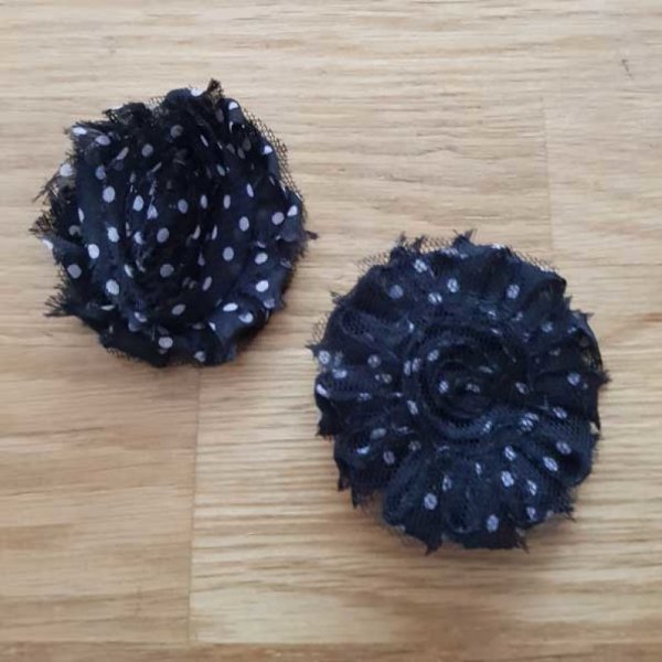 Flor de tecido desfiado n.&ordm; 42