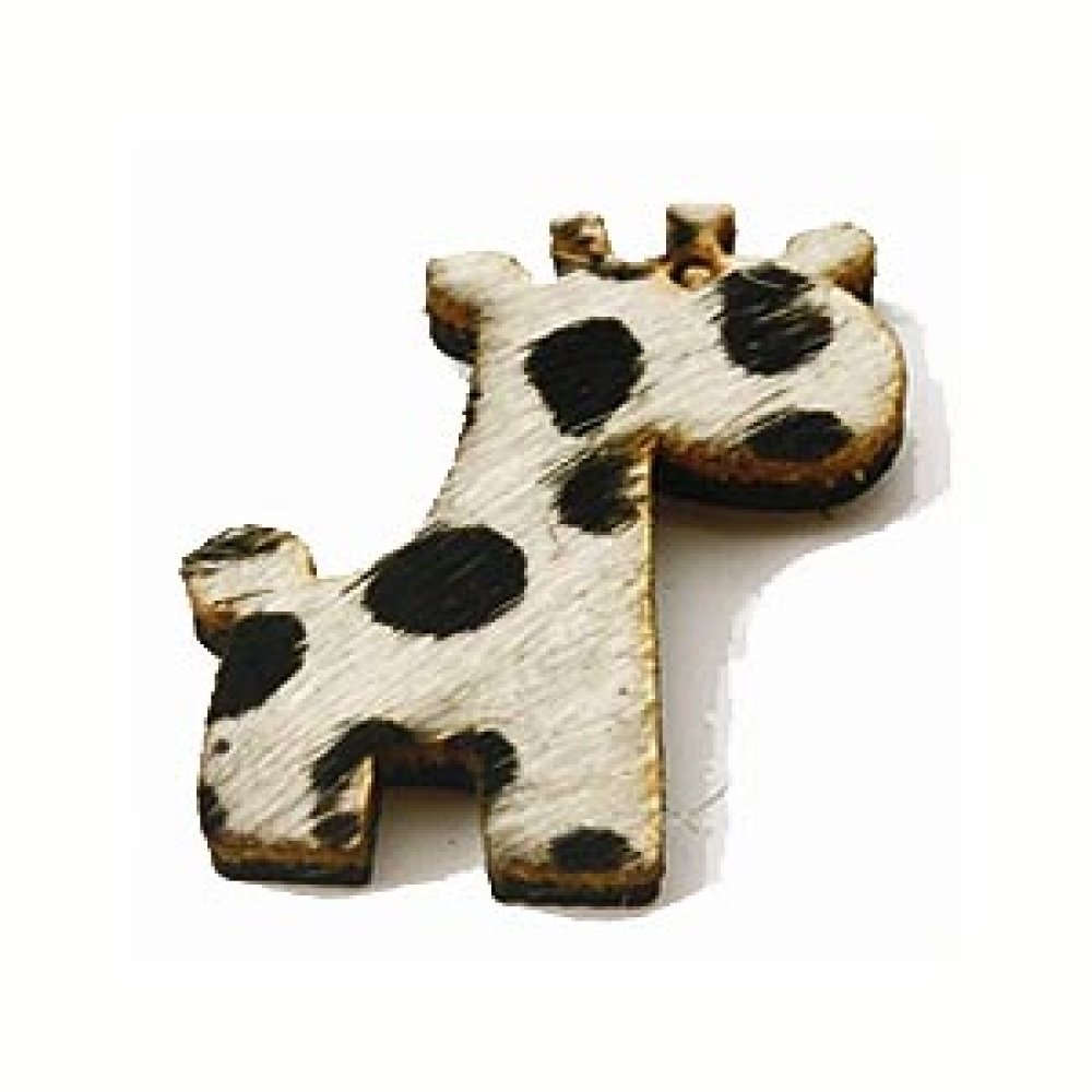 Pêlo de girafa branco 26x34mm x 1