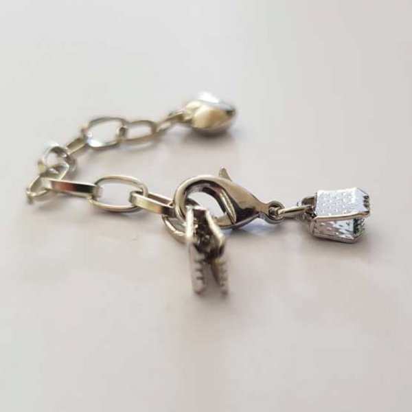 Fecho de garra do kit La&ccedil;o de cora&ccedil;&atilde;o com fecho de lagosta 6 mm