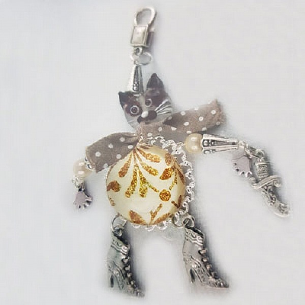 Kit Poup&eacute;e Porte Cl&eacute; Max le Chat N&deg;01