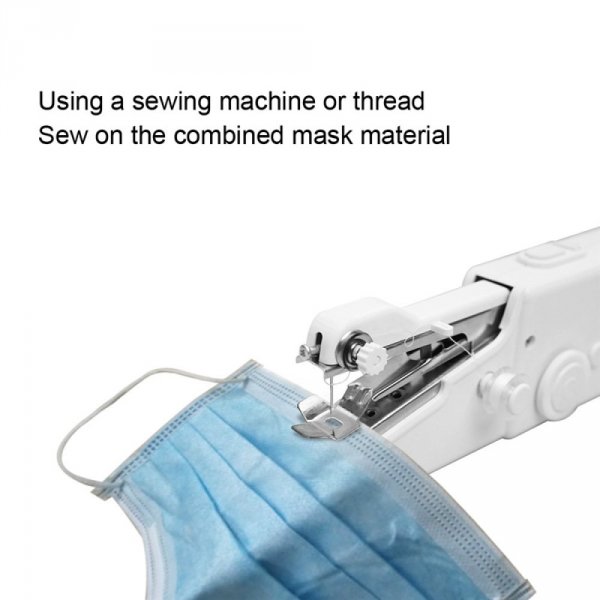 Kit de fabrico de m&aacute;scaras com banda de ponte para o nariz e banda para a orelha com filtro