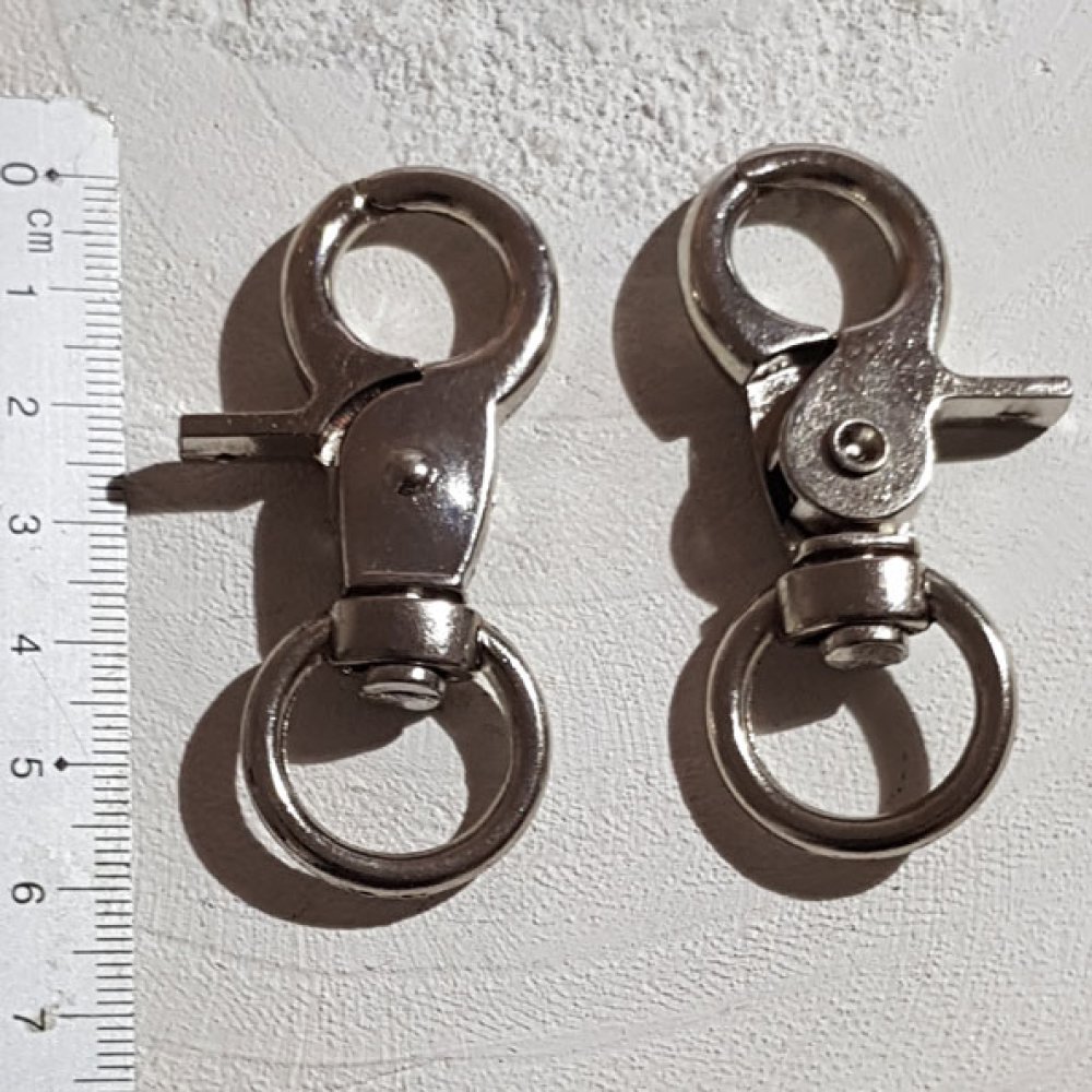 Conjunto de 2 fechos para porta-chaves N°04