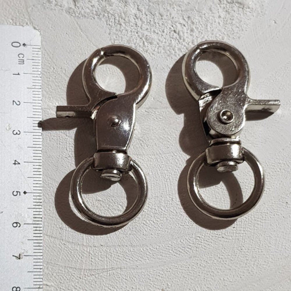 Conjunto de 2 fechos para porta-chaves N°04
