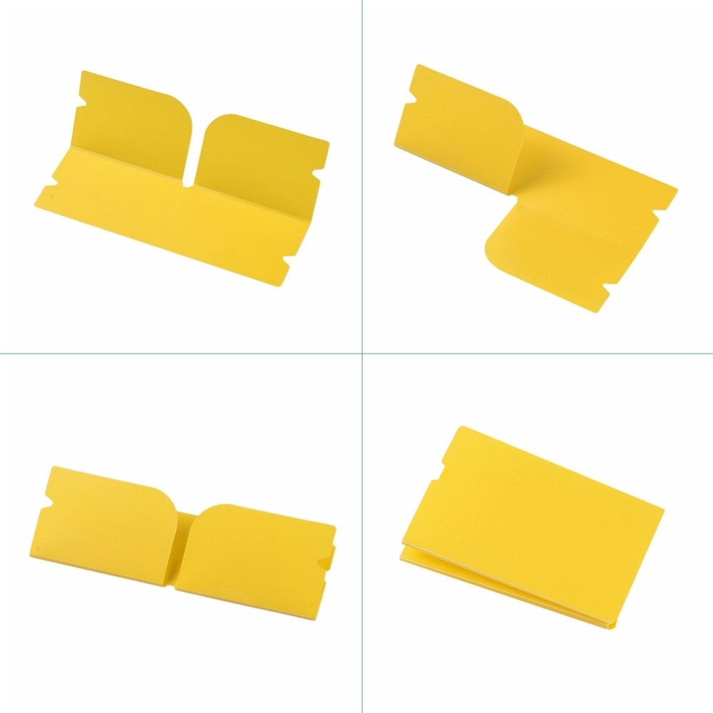 Organizador de clipes de plástico para arrumação Amarelo