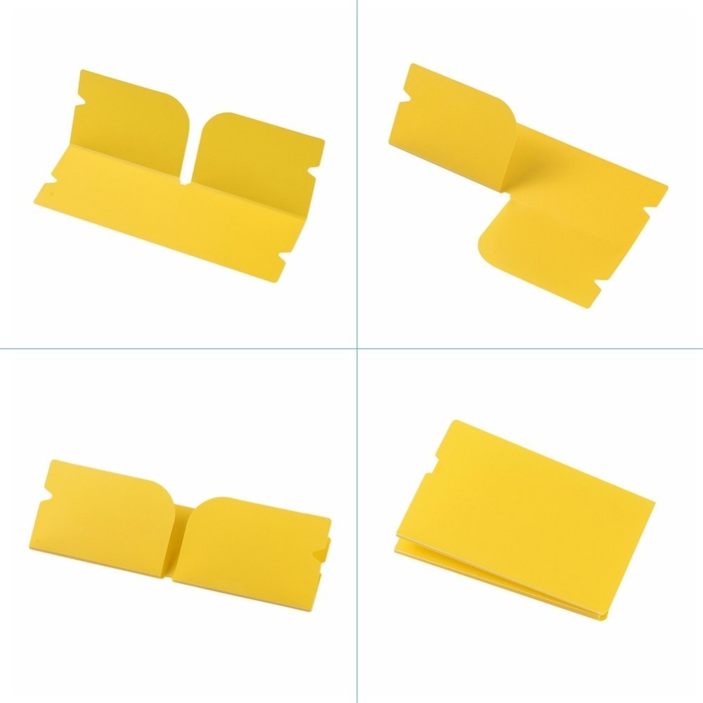 Organizador de clipes de plástico para arrumação Amarelo